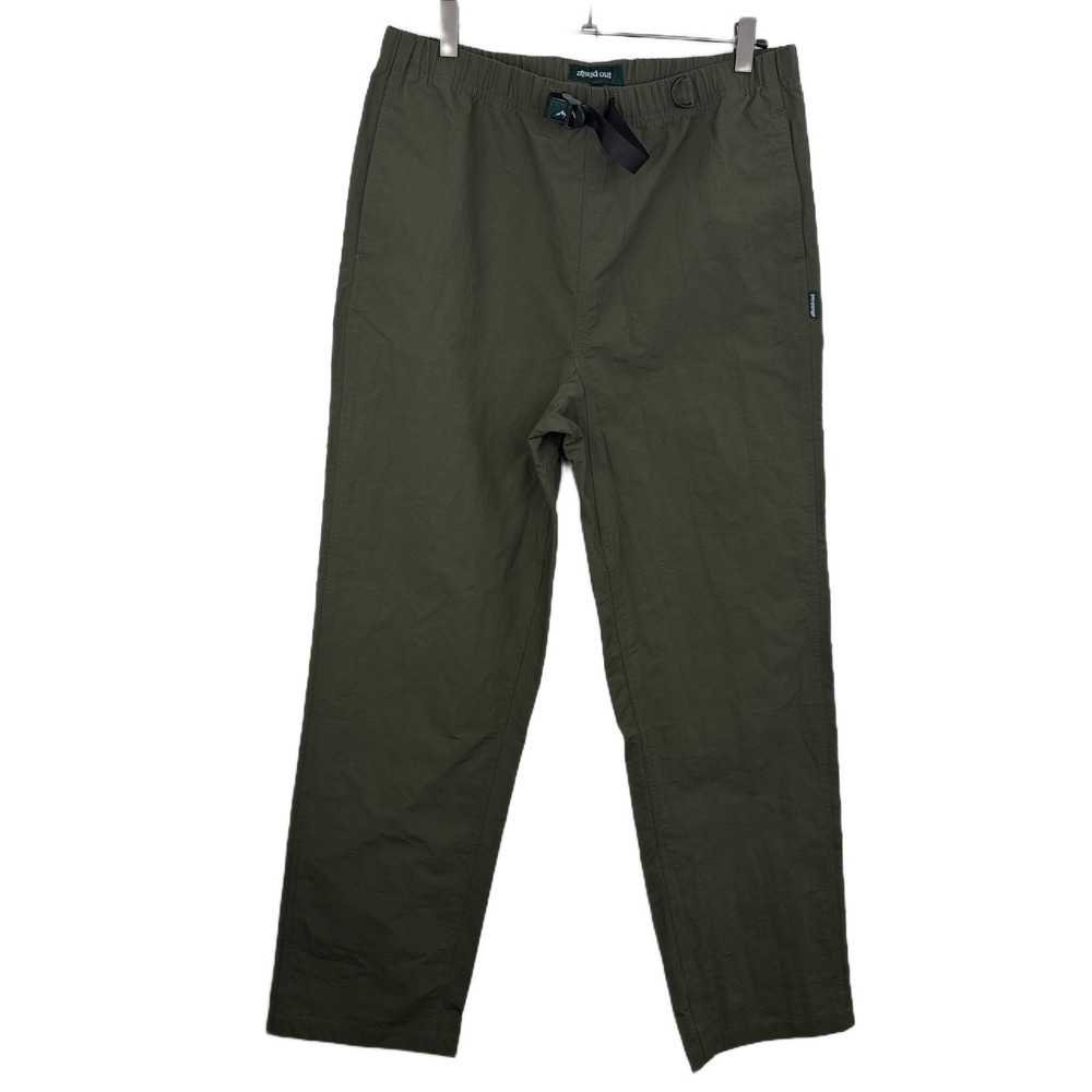 Afield Out Belted Pants Mens Size Medium Olive Hiking Outdoors Trail Trek 32x30